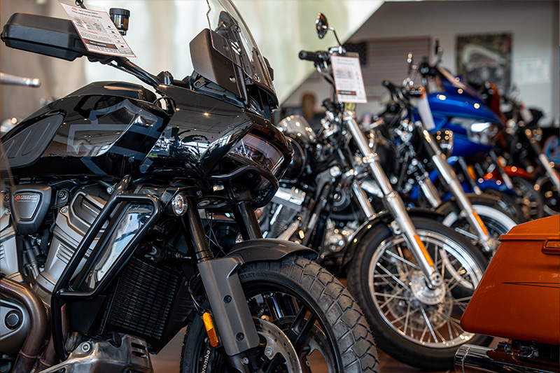 Adventure Touring Usata in Esposizione con altre Moto Usate in Harley-Davidson Bergamo