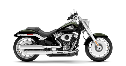 FAT BOY MY26 OLIVE STEEL METALLIC/VIVID BLACK