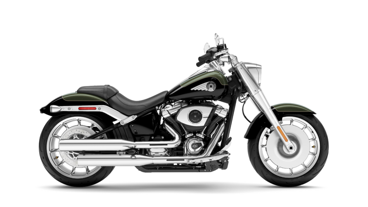 FAT BOY MY26 OLIVE STEEL METALLIC/VIVID BLACK