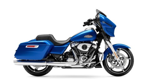 STREET GLIDE BLUE BURST/CHROME FINISH