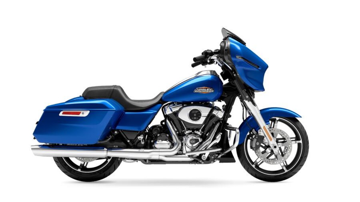 STREET GLIDE BLUE BURST/CHROME FINISH