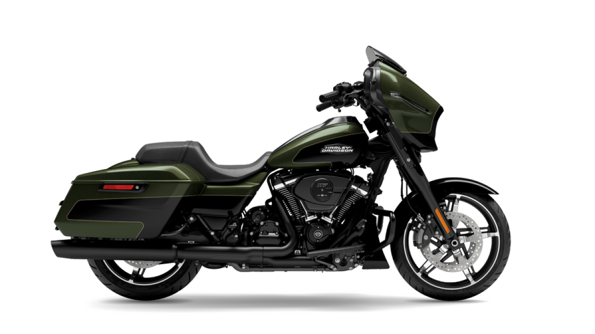 STREET GLIDE OLIVE STEEL METALLIC-VIVID BLACK/BLACK FINISH