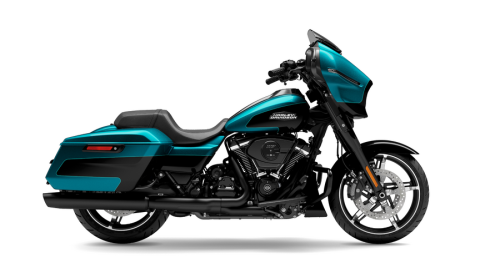 STREET GLIDE TEAL THUNDER- VIVID BLACK/BLACK FINISH