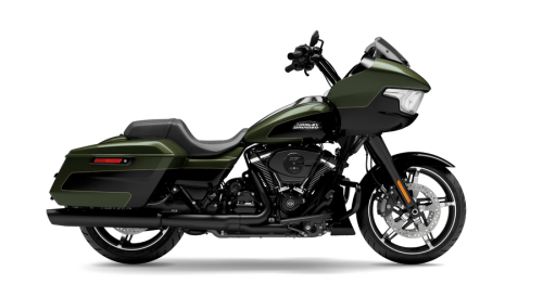 ROAD GLIDE OLIVE STEEL MET-VIVID BLACK/BLACK FINISH