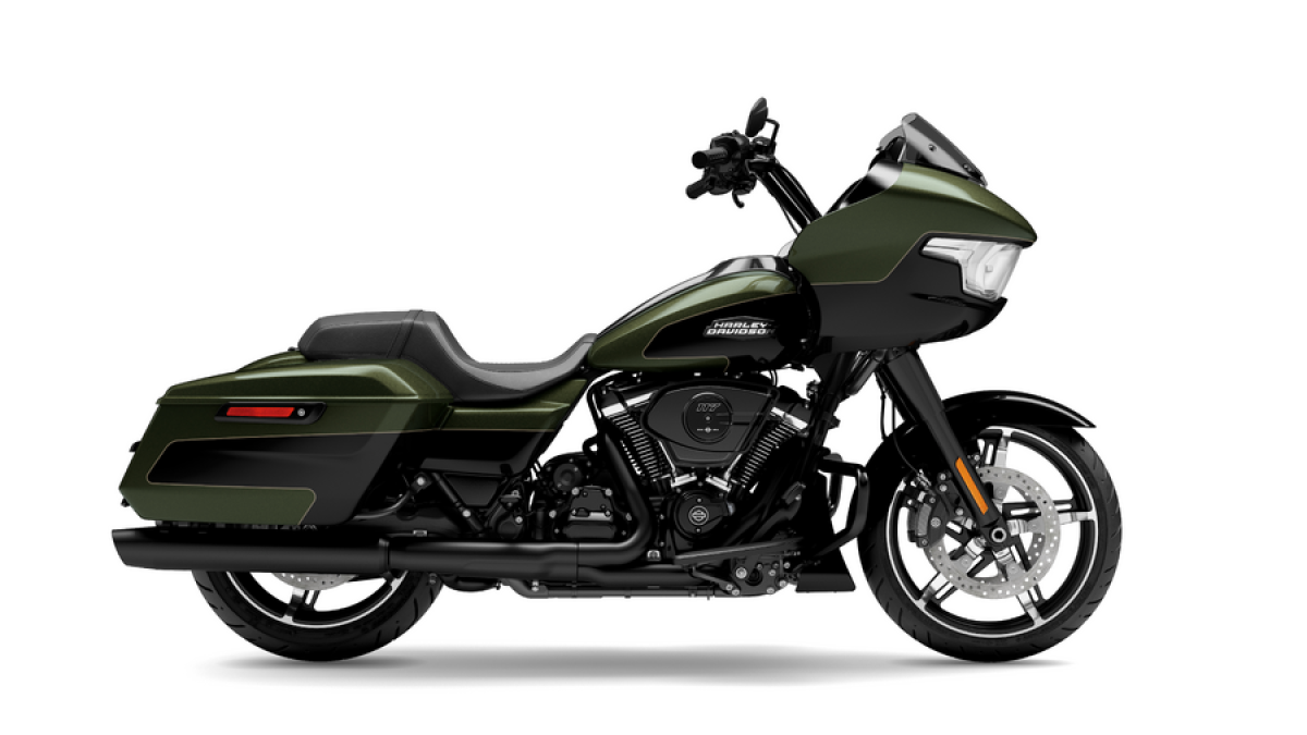ROAD GLIDE OLIVE STEEL MET-VIVID BLACK/BLACK FINISH