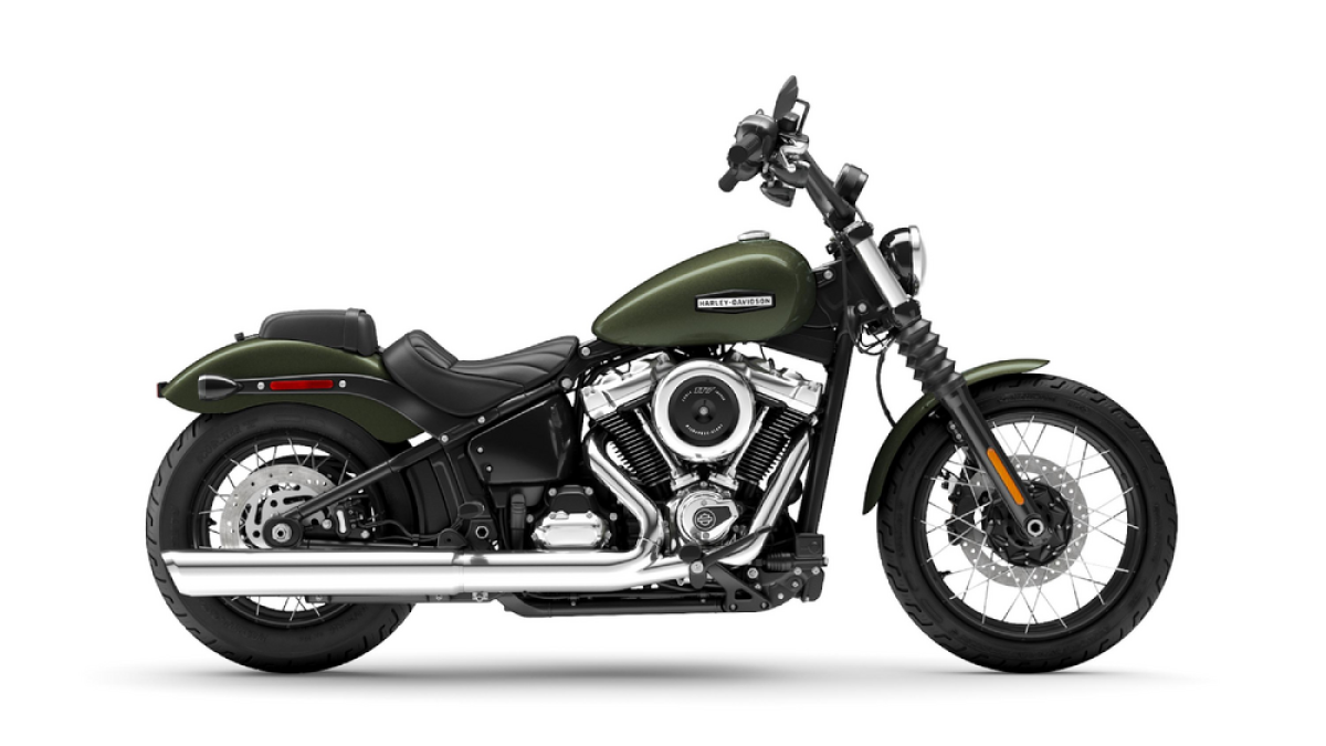 STREET BOB OLIVE STEEL METALLIC