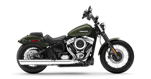 STREET BOB OLIVE STEEL METALLIC